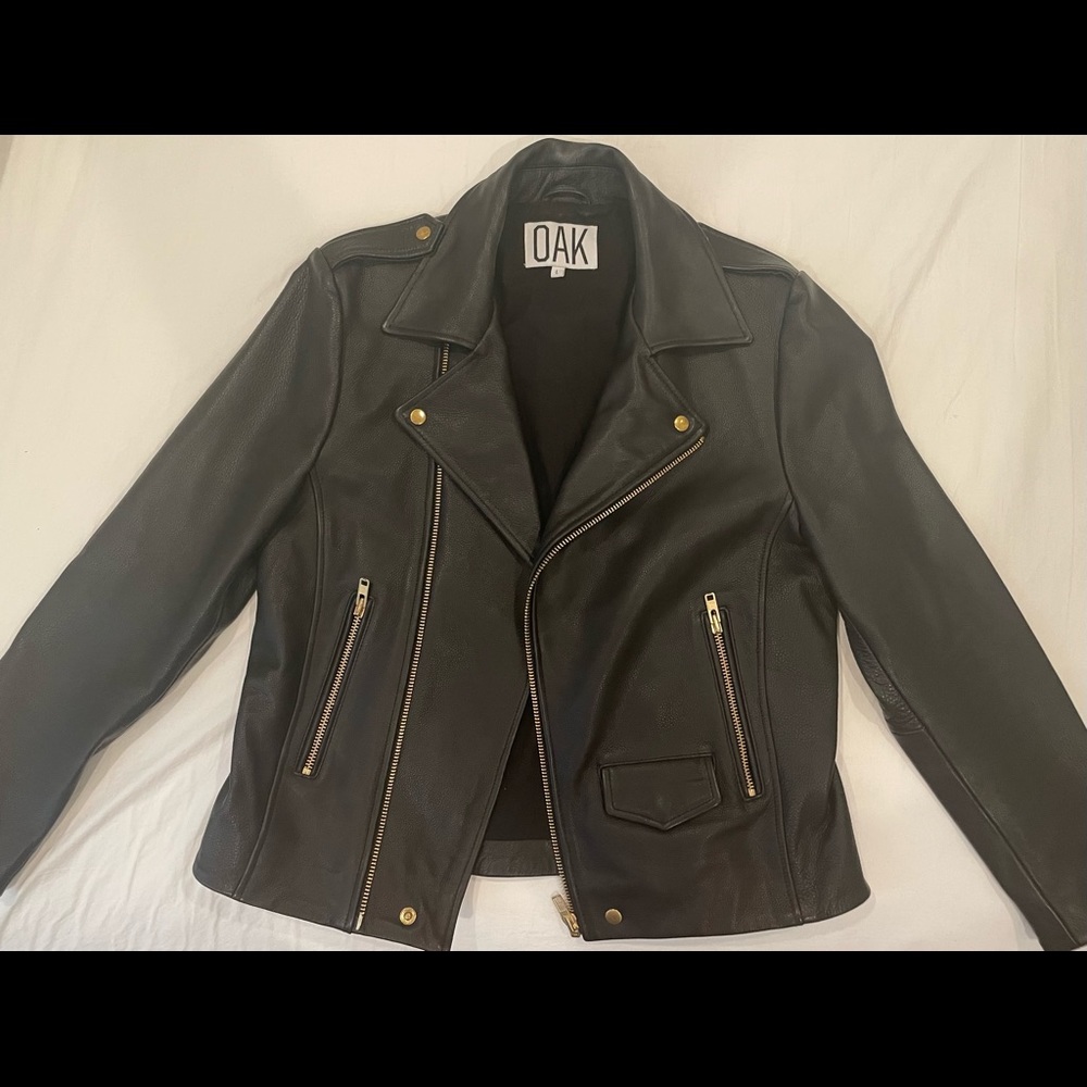 OAK NYC Rider Jacket - Gold